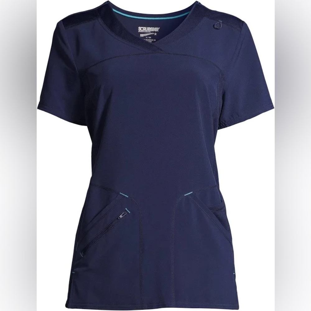 Scrubstar Blue Fitted Short Sleeve Tee